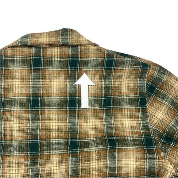 Pendleton Vintage Flannel Jacket Shirt Sz L 1960's Plaid Wool Sport Coat Shacket - Picture 13 of 16